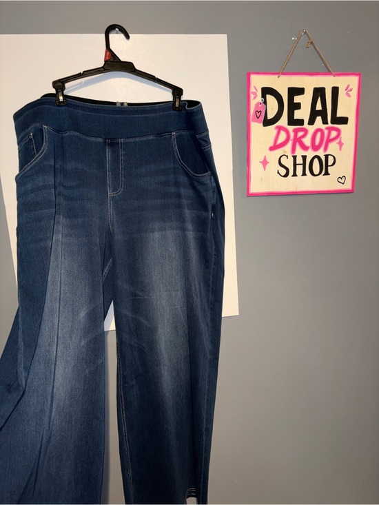 HALARA Denim - Halara High Waisted Wide Leg Denim "Jeggings" in size 2X